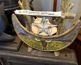 1936 Texas Centennial door stop 