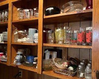 More stemware, kitchen items