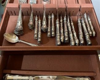 Set Bohemian sterling flatware