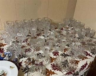 Many pieces of American Fostoria