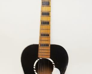 	OLD KRAFTSMAN 6 STRING ACOUSTIC GUITAR, APPROXIMATELY 38 IN LONG
