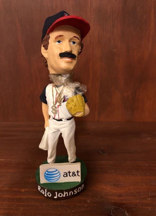 Rare 2010 Round Rock Express Billy Ray Rojo Johnson Will Ferrell Bobblehead
