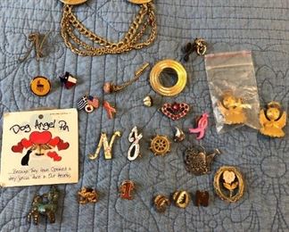 Costume Jewelry Pins