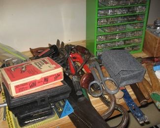 Lots of tools and nails etc.