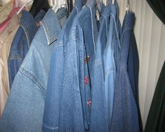 Lots of Jean shirts