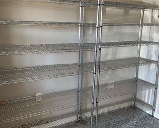 3 Metal Garage Shelves
