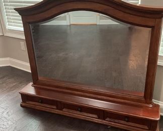 Cherry Dresser Mirror