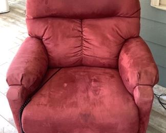 Electric Red Recliner