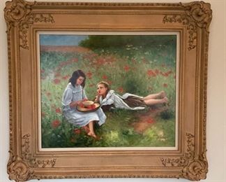 Gorgeous Framed Canvas By John Bowen