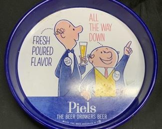 Retro 1957 Canco PIELS Beer Tray
