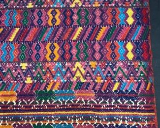 Handmade Embroidered Folk Art Tapestry
