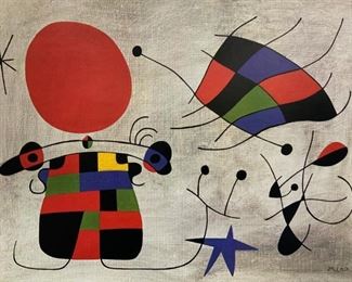 Miro Abstract Lithograph
