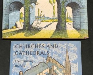 Lot 2 Books, Pictorial Perspective & Cathedrals
