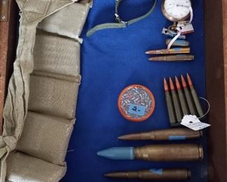 Vintage magazine and loose ammo