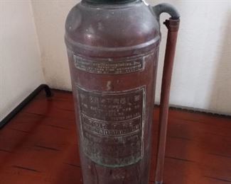 Vintage fire extinguisher 