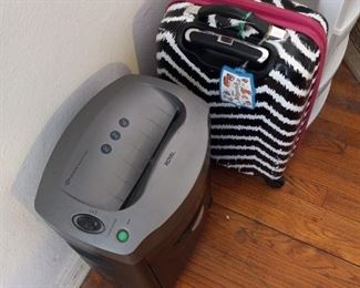 Luggage, shredder
