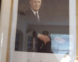 Signed Dwight D Eisenhower 
