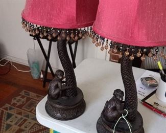 Monkey lamps 