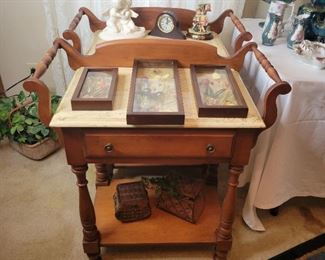 Rare Tell City Chair Company Hard Rock Maple Washstands