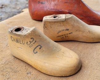 Infants wooden shoe lasts