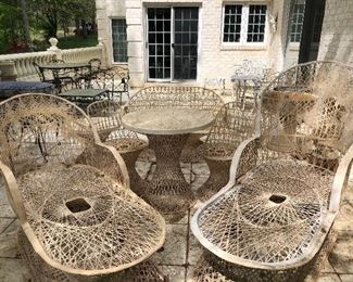 Mid Century Spun Fiberglass Set