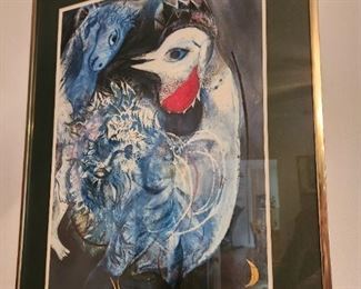 Chagall lithograph 