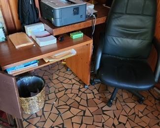Office equipment and desk