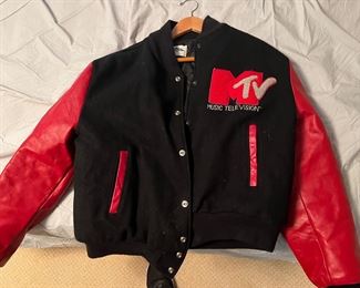 Rare vintage MTV letterman jacket, very good condition.