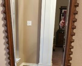 Beautiful heavy beveled mirror