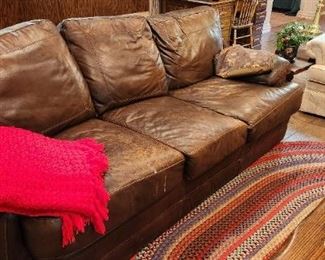 Leather sofa