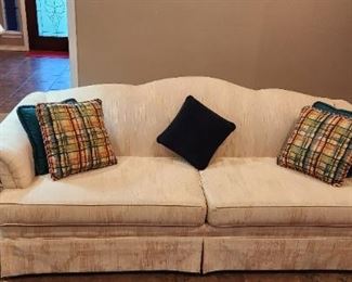 White living room sofa