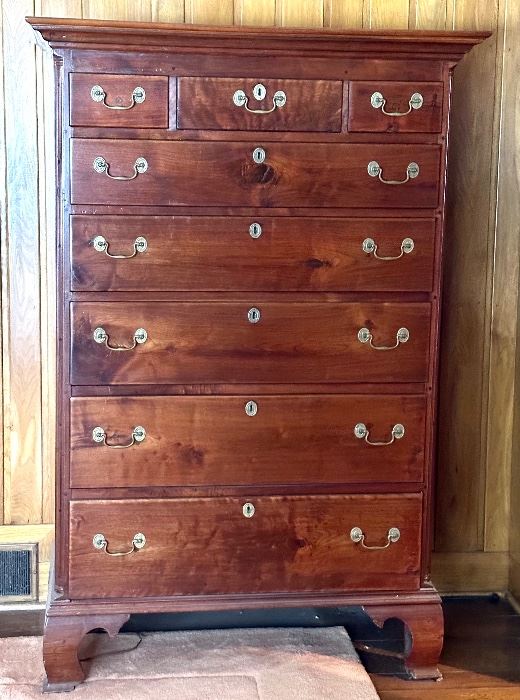 Antique Large Pennsylvania Chest in very good condition for its age! A gorgeous piece of furniture! A grand statement piece!

Measures about 44” x 23” x 65” 