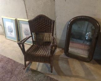 Child's Wicker Rocker