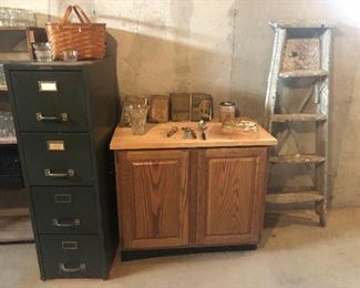 File Cabinet, Ladder