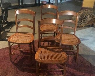 Cane Bottom Chairs
