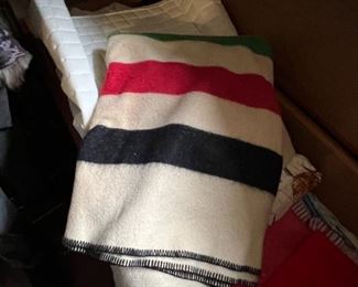 Vintage wool blankets