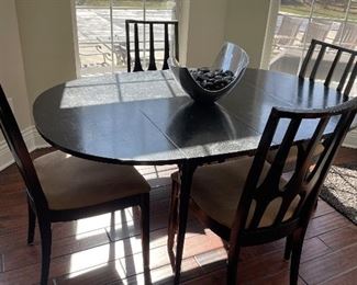 Kitchen table with 4 chairs.
