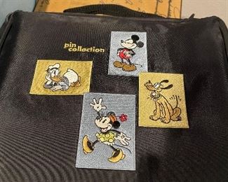 Disney pin collection.