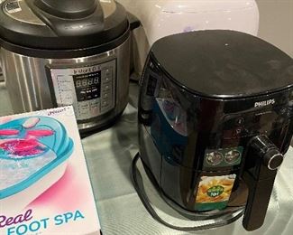 Air fryer and Insta Pot.
