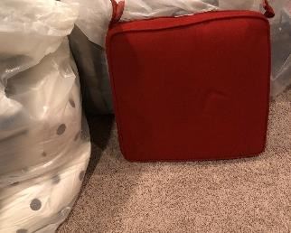 Cushions and pillows for outdoor furniture 