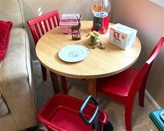 Child’s Table & Chairs - Radio Flyer 