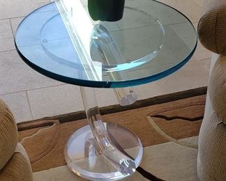  Custom Acrylic / Glass Cocktail Table