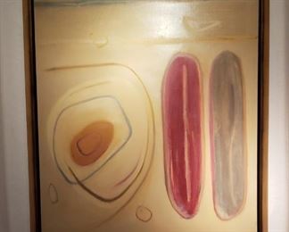 Large Abstract Painting by Richard Alther, listed