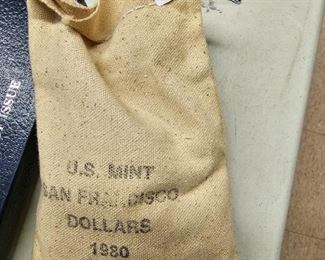 Us Mint 1980 Sealed Coin Bag 