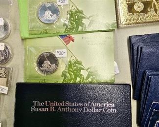 Susan B Anthony Silver Dollar Coin 