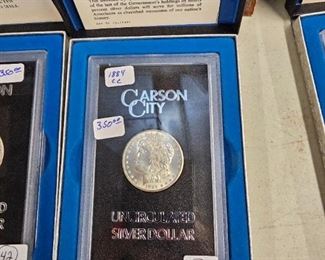 Carson City GSA Morgan Silver Dollars 