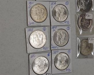 Morgan Silver Dollars 