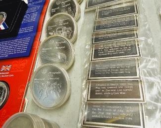 Silver Ingots & Olympic Game 2-Coin Sets 
