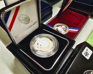 Inverted Silver Baseball 1 Troy Oz Proof Coin 