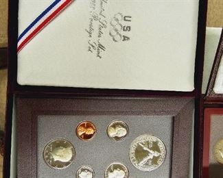 1988 Olympic Prestige Coin Set w/ COA 